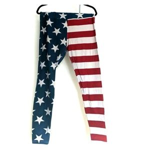 LuLaRoe American flag leggings